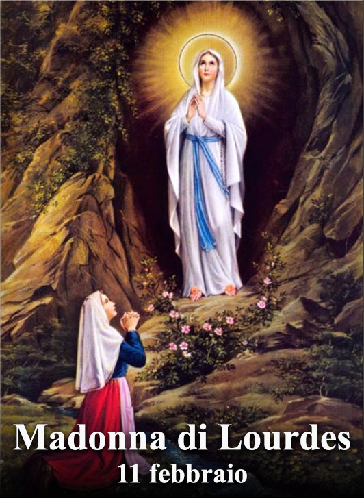 immagini madonna di lourdes con frasi