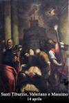 Santi Tiburzio, Valeriano e Massimo