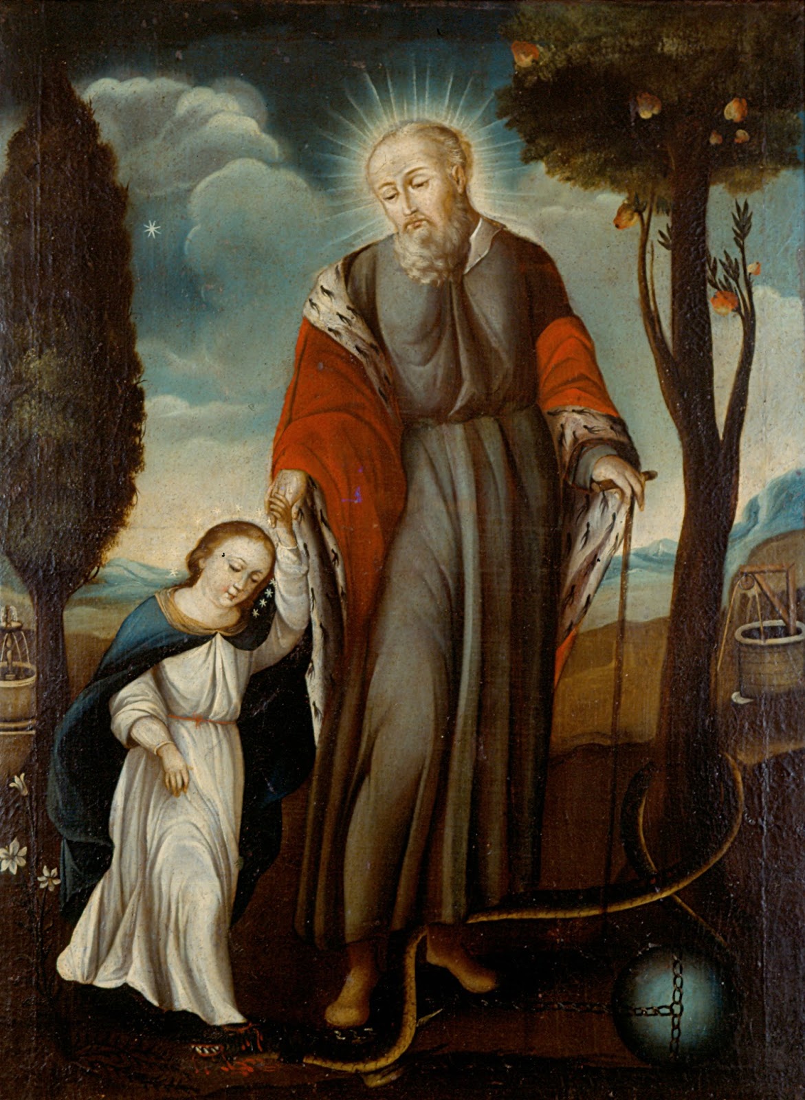Allegoria dell'Immacolata bambina con S. Gioacchino
