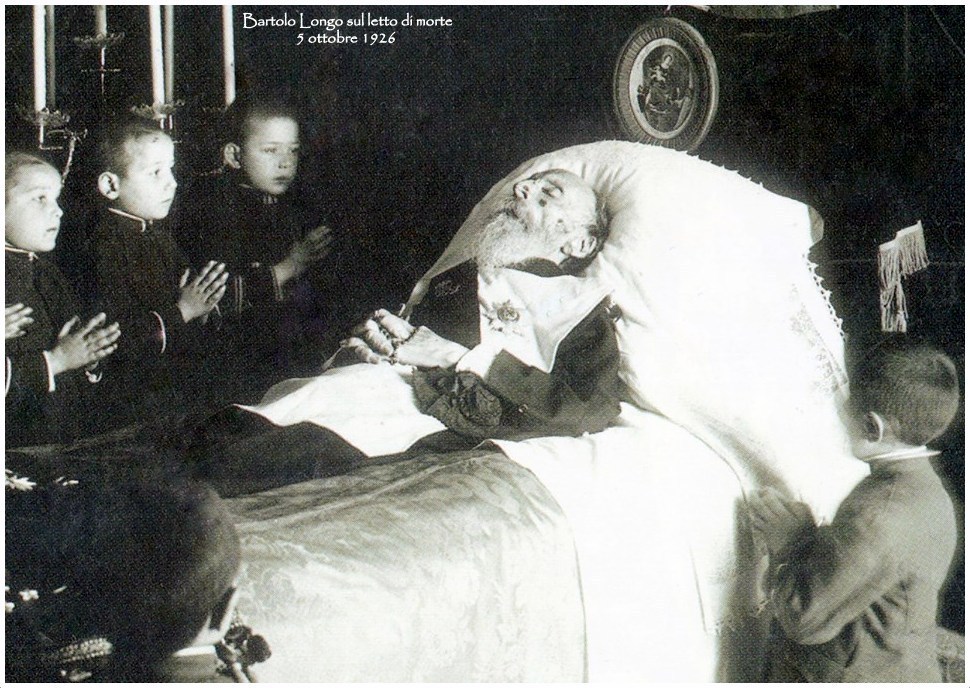 Beato Bartolo Longo sul letto di morte