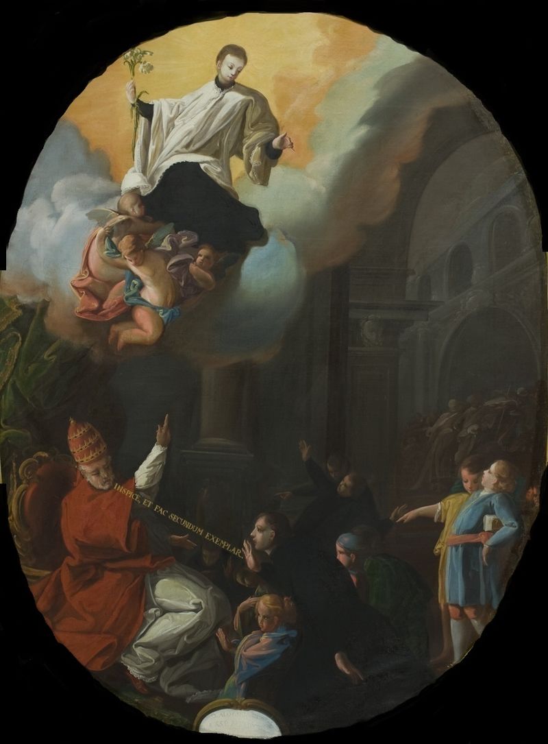 Consacrazione di san Luigi Gonzaga come patrono della gioventù
