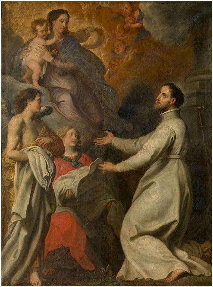 San Norberto riceve le insegne dell’Ordine premostratense dalla Vergine