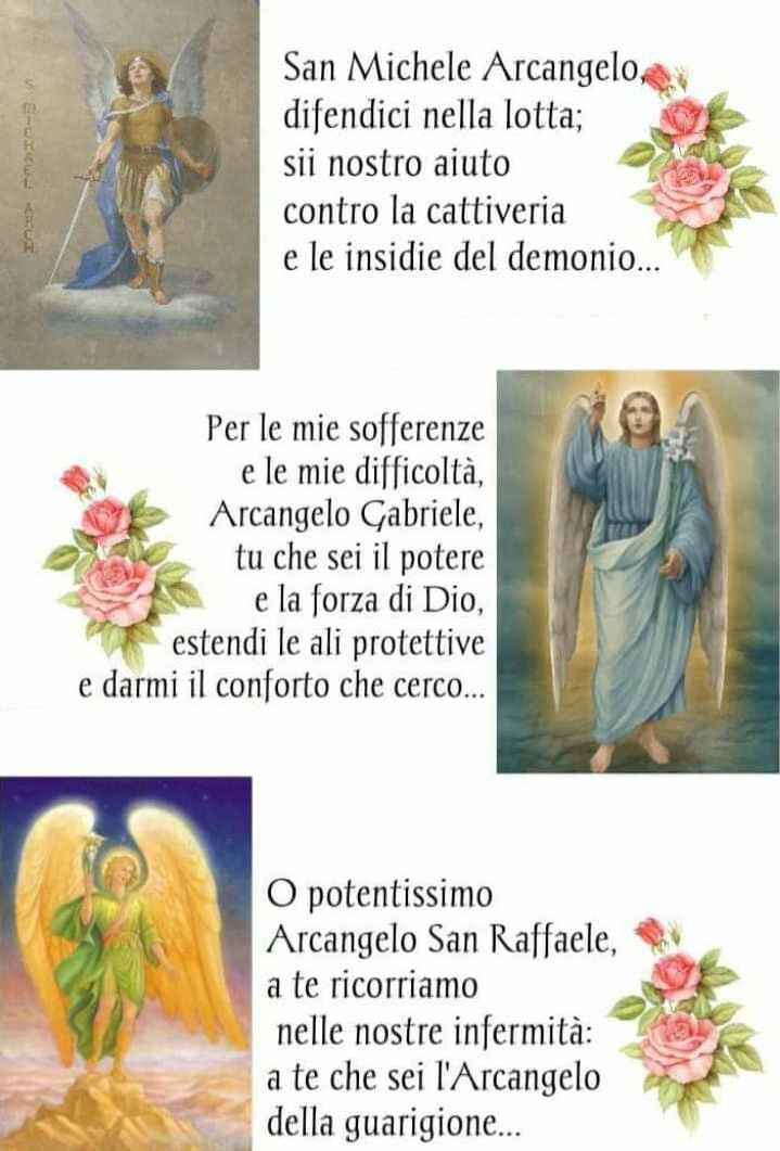 Invocazione ai Santi Arcangeli