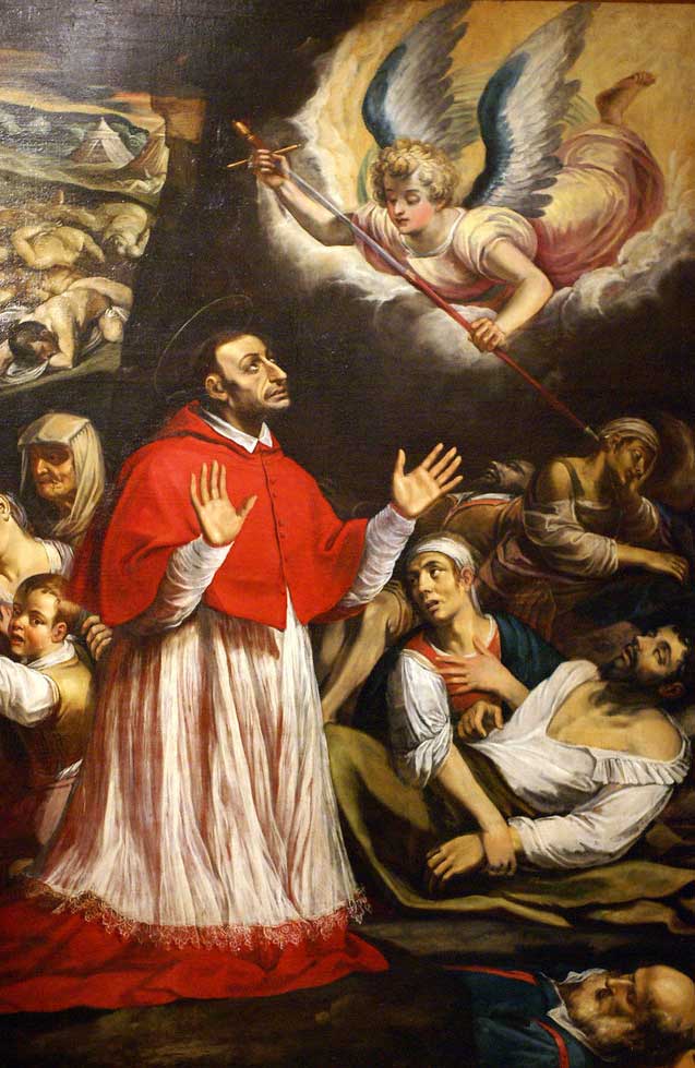 L’angelo annuncia a San Carlo Borromeo la fine della peste