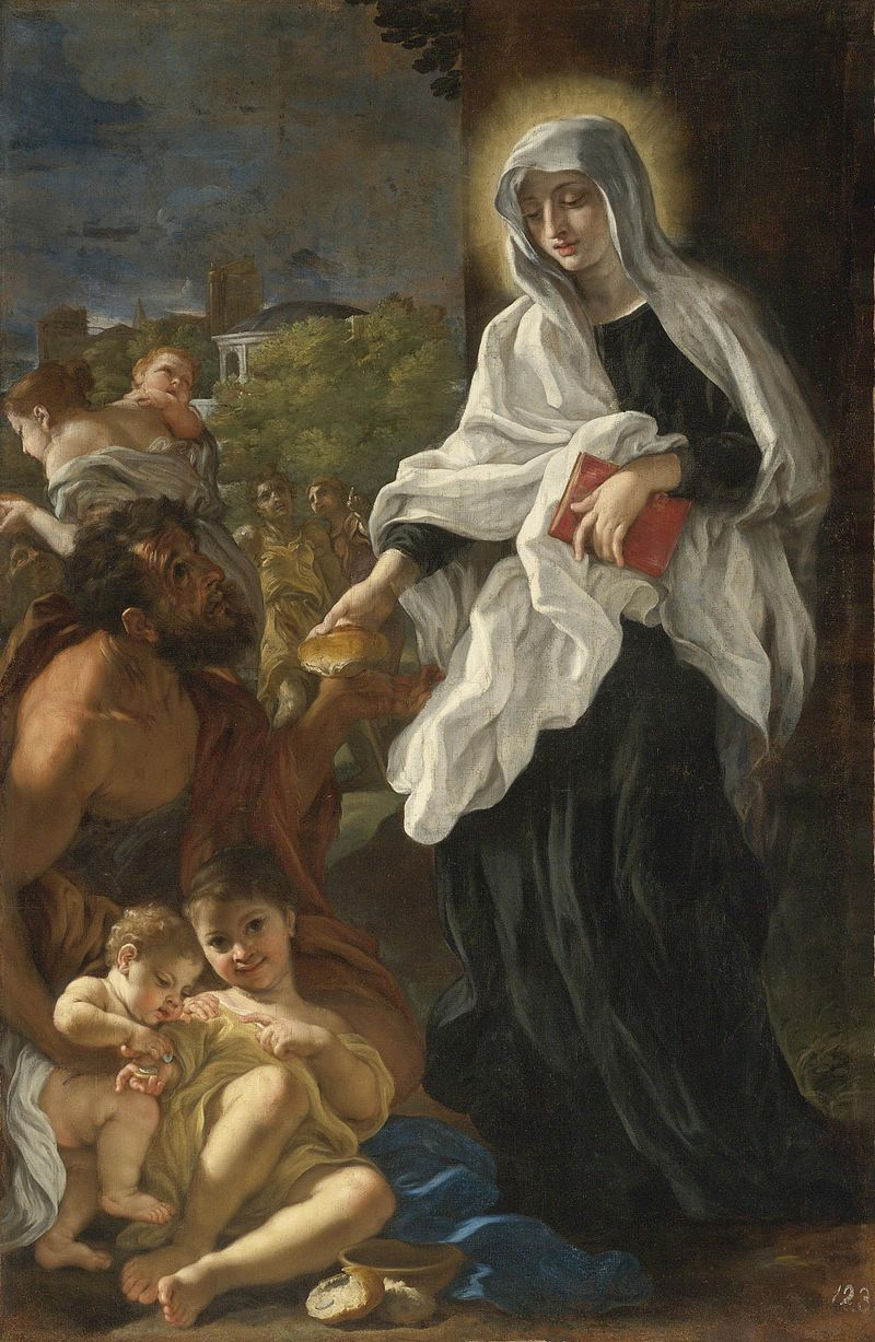 L'elemosina di santa Francesca Romana