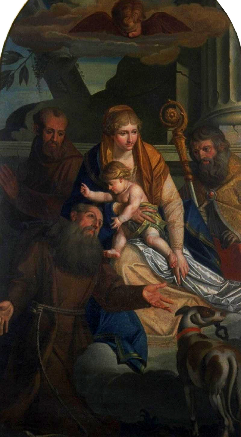 Madonna col Bambino tra i SS. Francesco d'Assisi, Lorenzo da Brindisi e Bellino vescovo