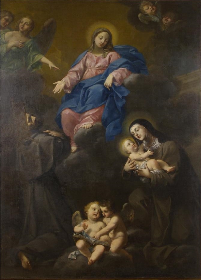 Madonna che porge il Bambino a S. Chiara