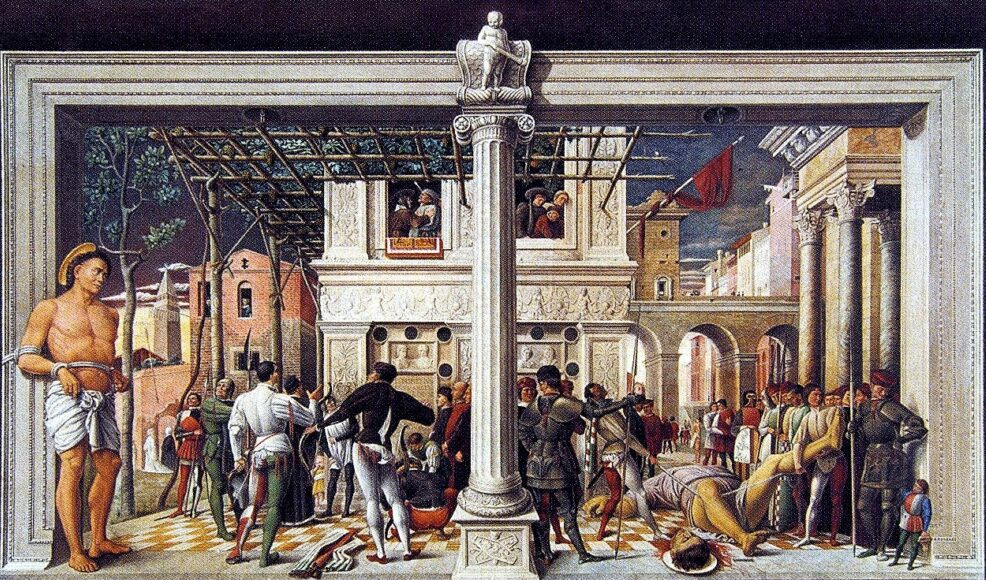 Martirio e trasporto del corpo decapitato di san Cristoforo