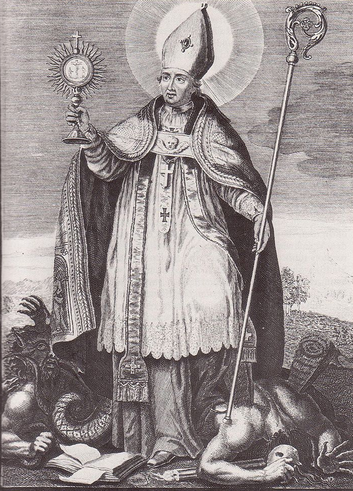 Norberto in trionfo su satana e un eretico