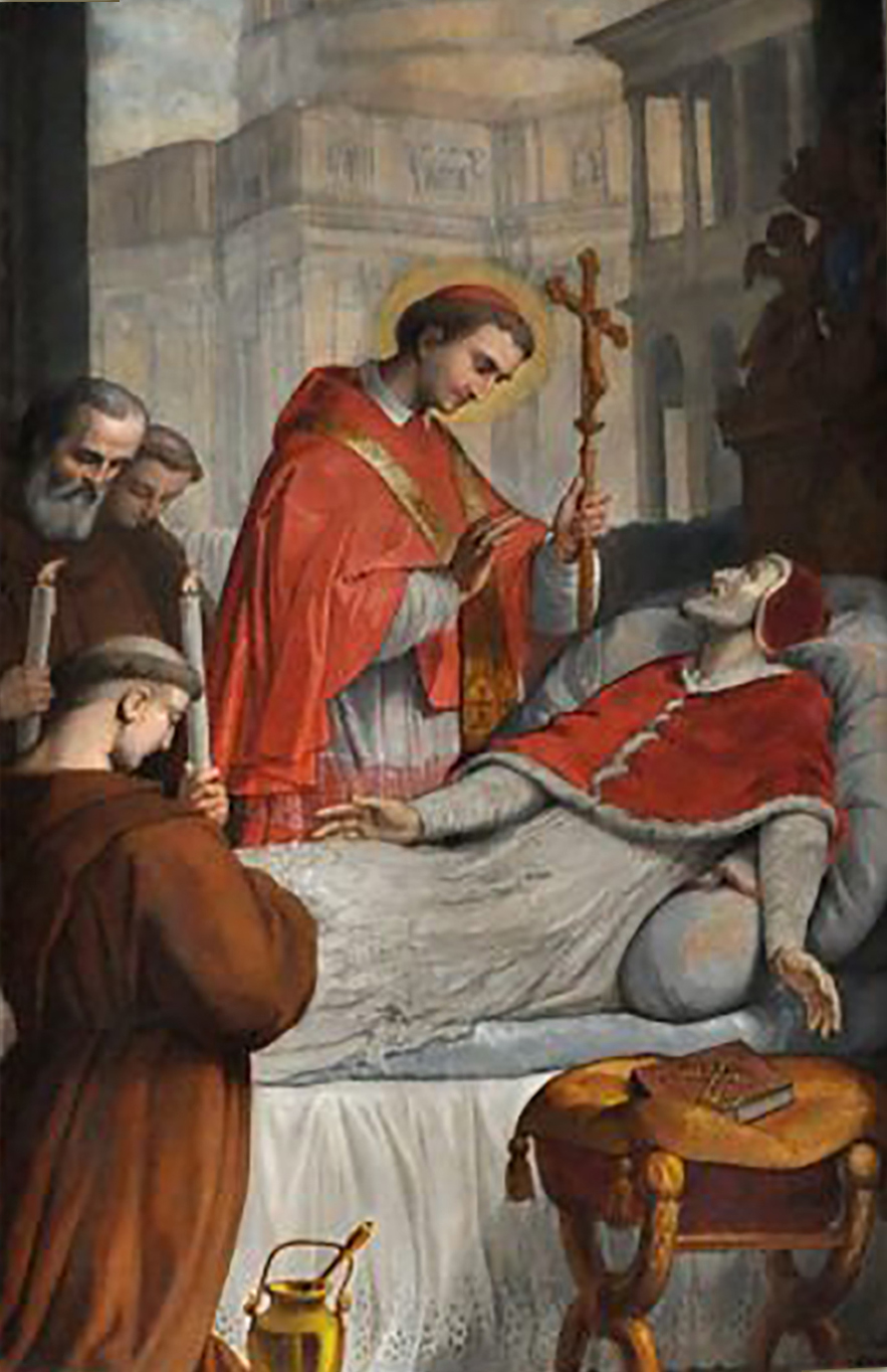 S. Carlo assiste lo zio morente Pio IV