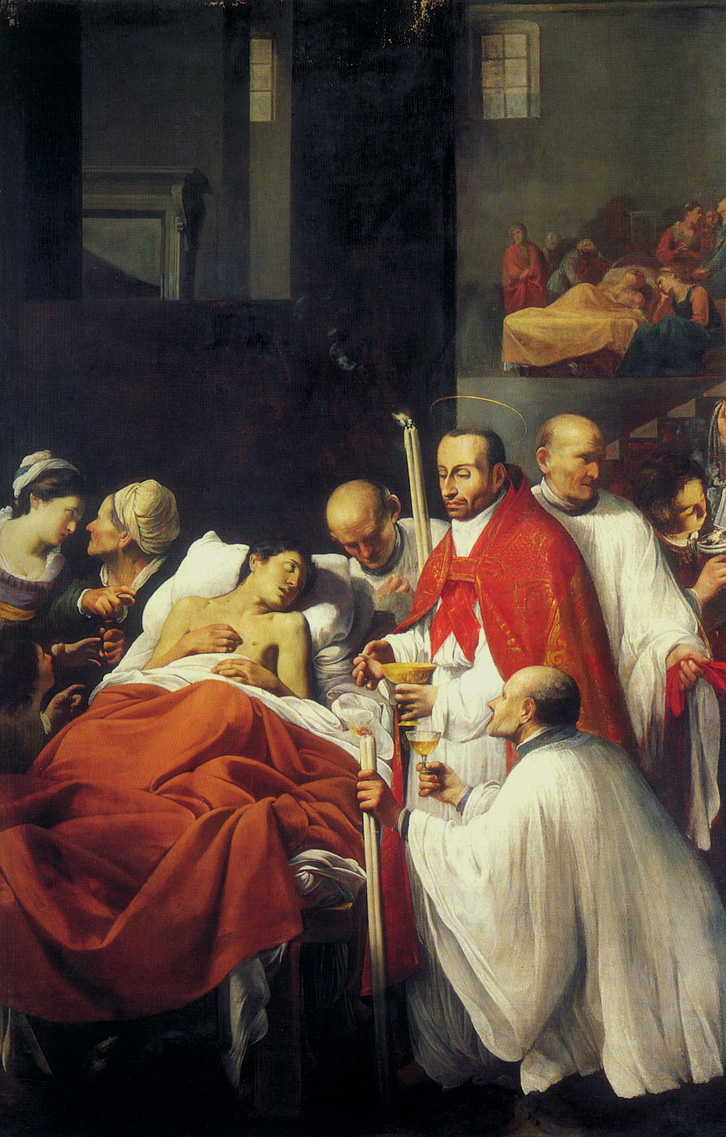 S. Carlo Borromeo comunica un appestato