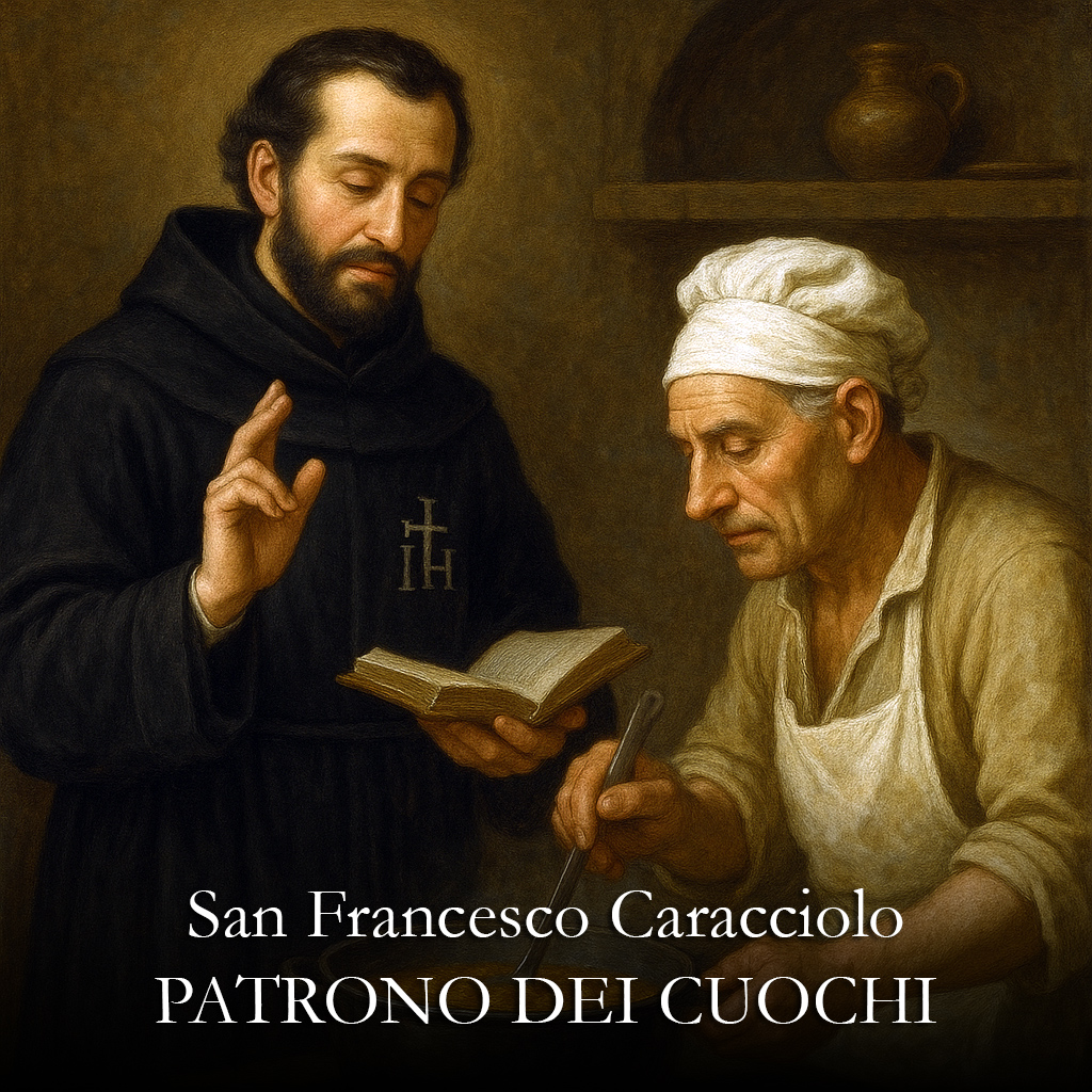San Francesco Caracciolo benedice un cuoco