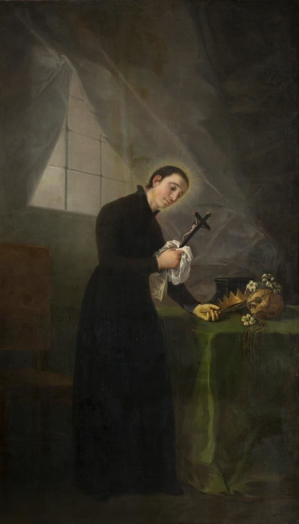 San Luigi Gonzaga in meditazione