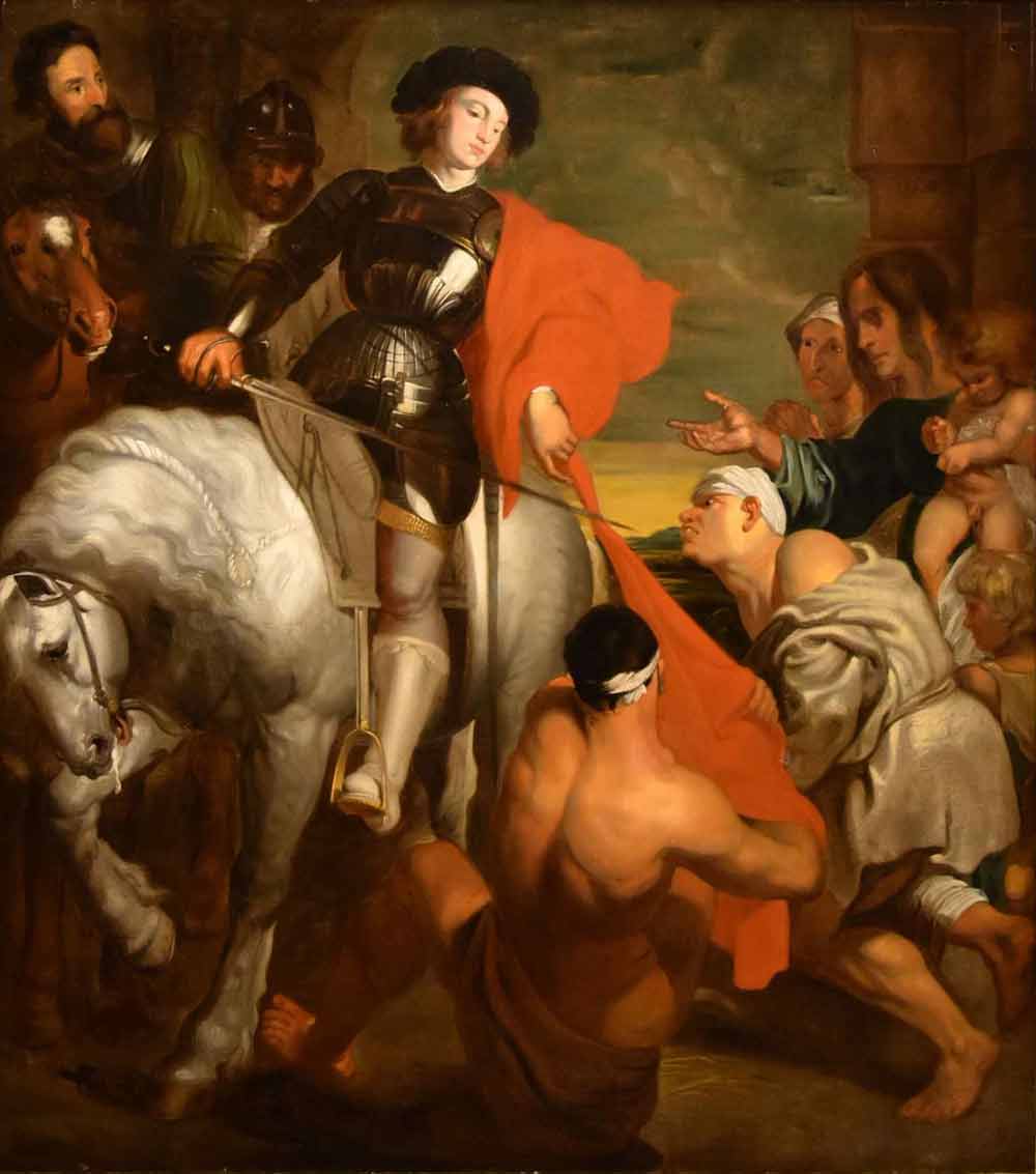 San Martino divide il suo mantello