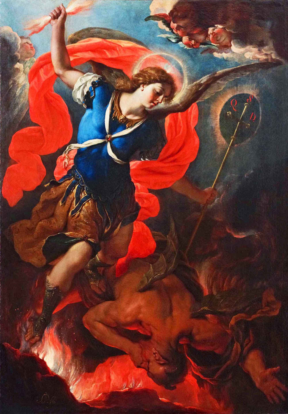 San Michele sconfigge il diavolo