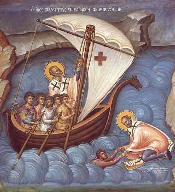 San Nicola salva i marinai