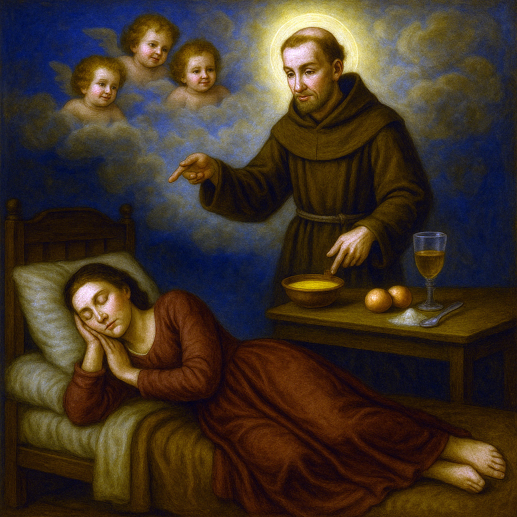 San Pasquale compare in sogno ad una donna