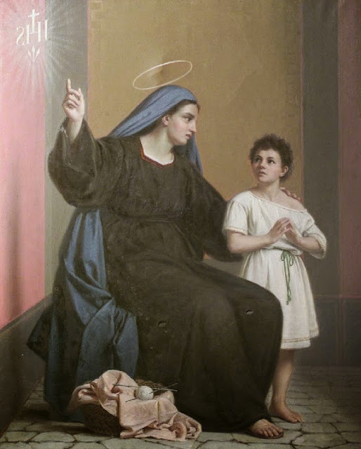 S. Monica trasmette ad Agostino la fede cristiana