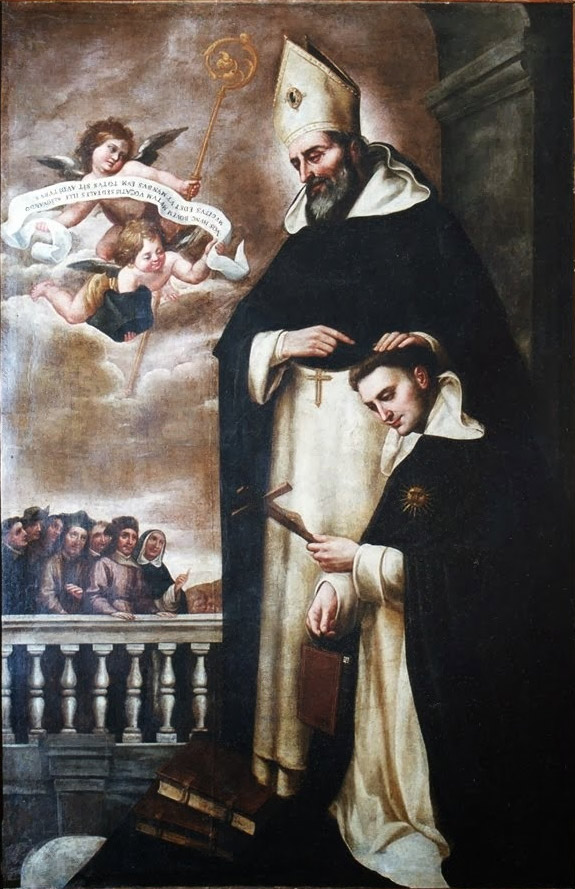 Sant'Alberto Magno e il suo studente San Tommaso d'Aquino