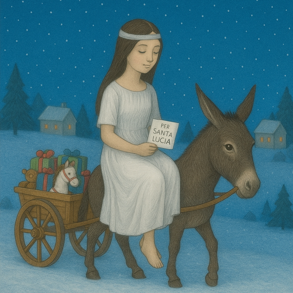 Santa Lucia e l'asinello