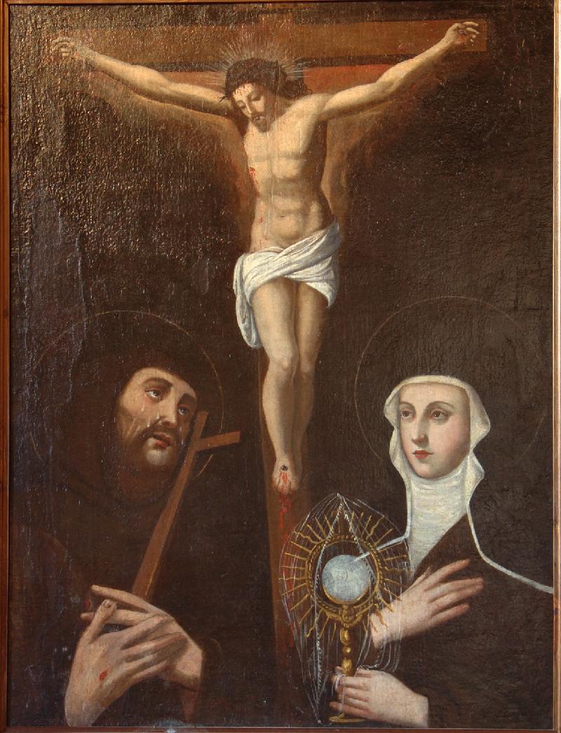 SS. Francesco e Chiara dinanzi al Crocifisso