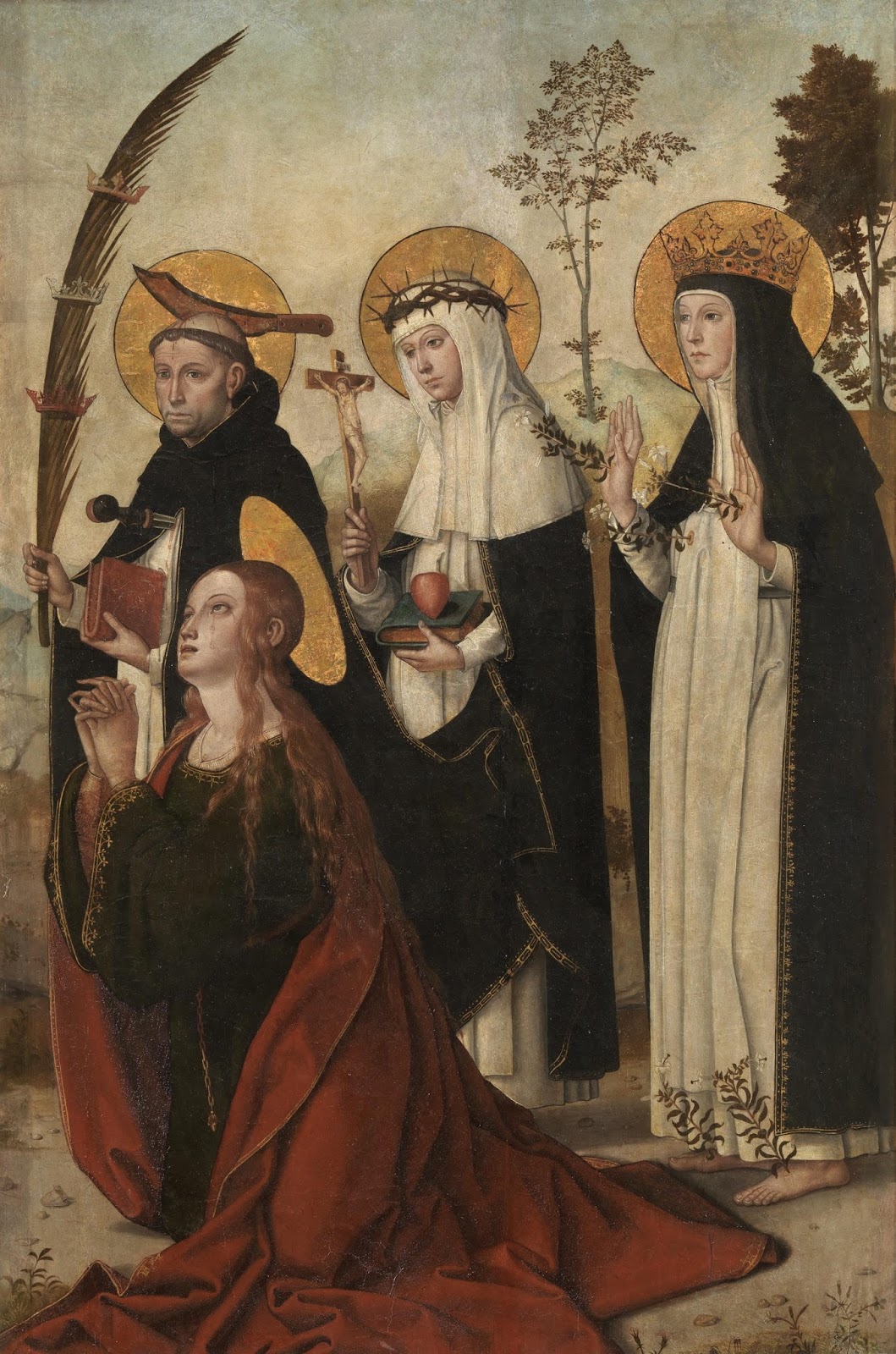SS. Maria Maddalena, Pietro martire, Caterina da Siena e beata Margherita d'Ungheria