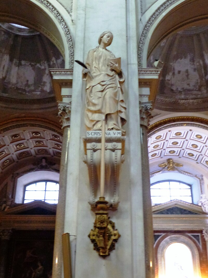 Statua di santa Cristina