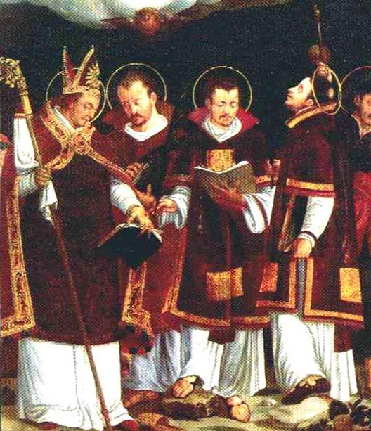 San Vigilio vescovo e i santi martiri Sisinnio, Martirio e Alessandro