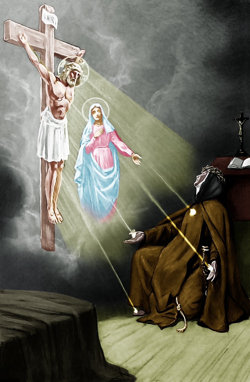 Visione di Santa Veronica Giuliani