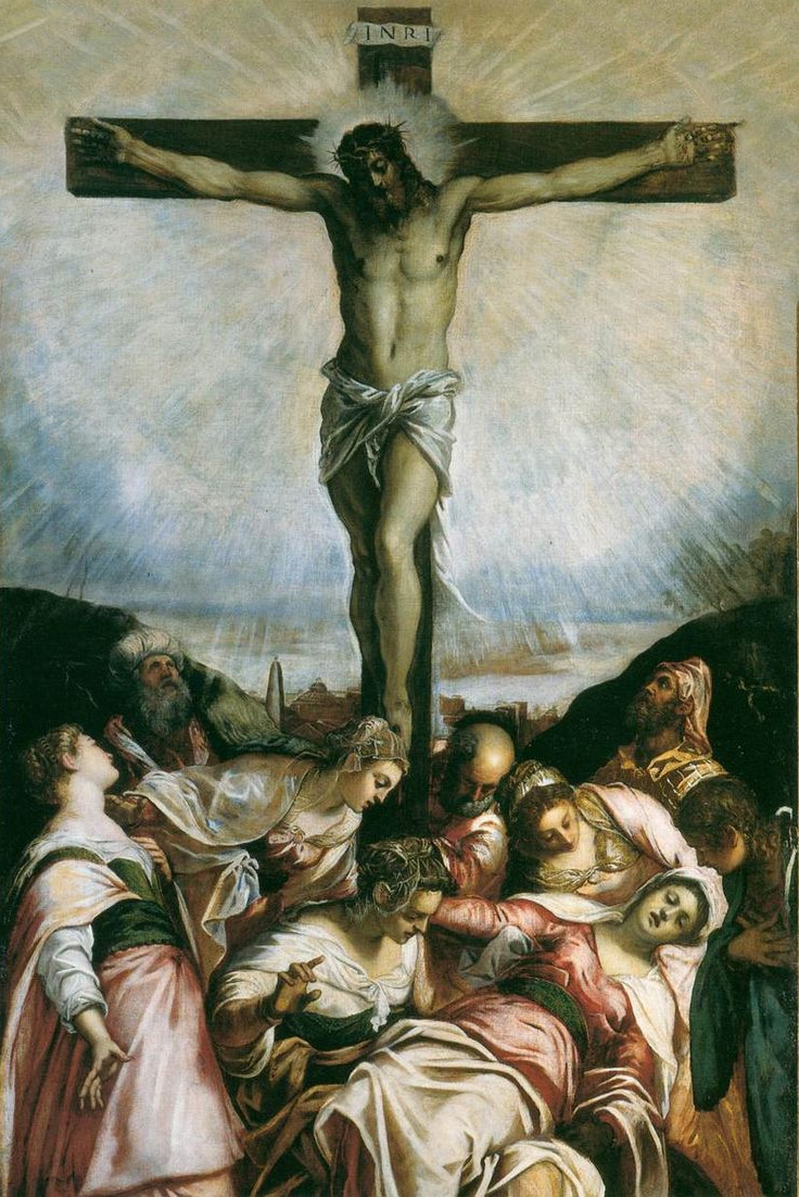 La crocifissione di Jacopo Tintoretto
