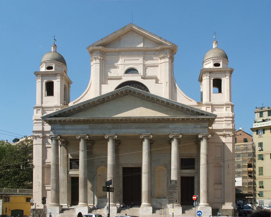 Facciata della Basilica di Santa Maria Annunziata del Vastato