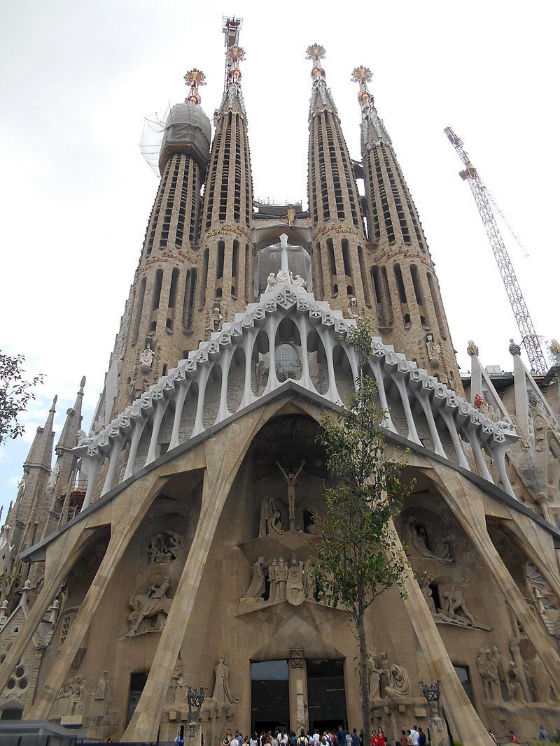 Facciata della Passione Sagrada Familia