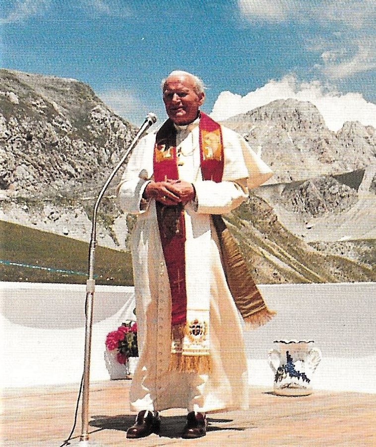 Giovanni Paolo II sul Gran Sasso
