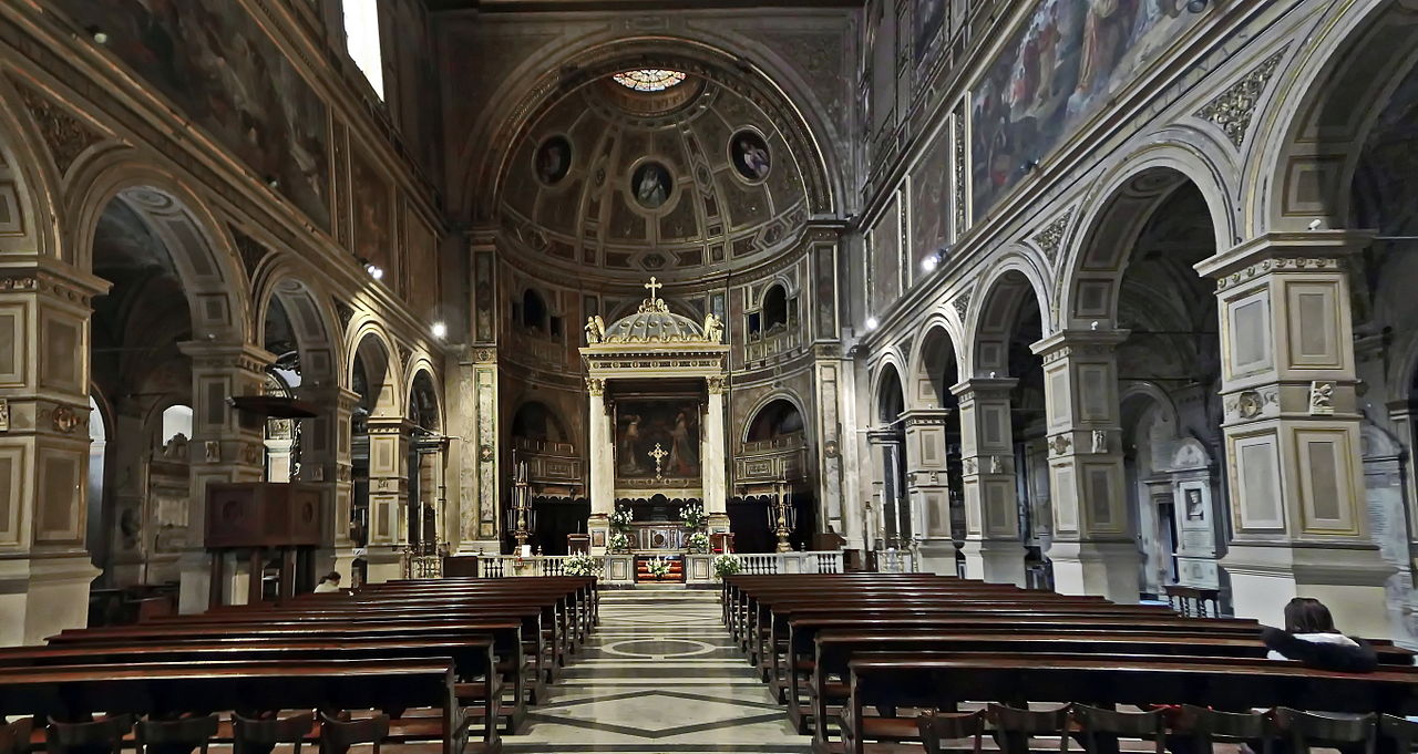 Interno Basilica di San Lorenzo in Damaso