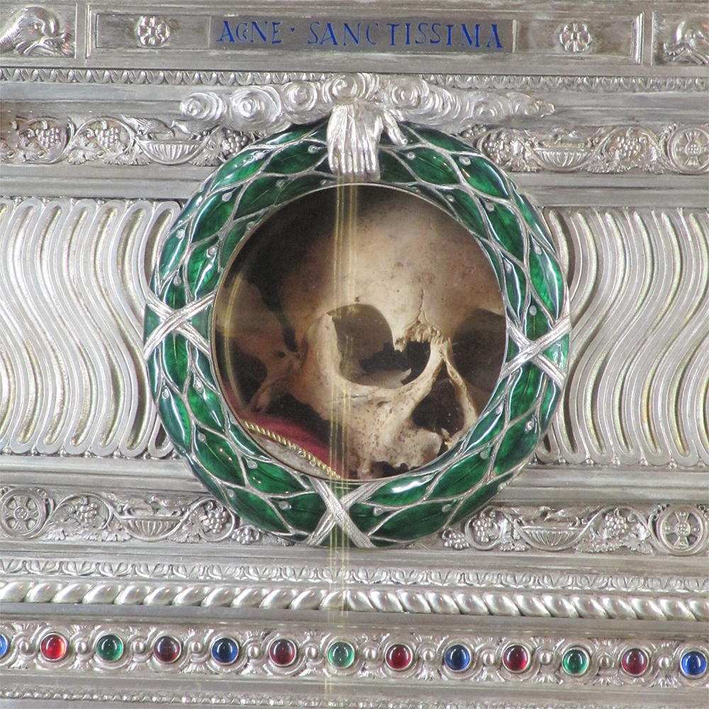 Cranio di Sant'Agnese