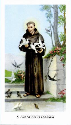 Santino San Francesco d'Assisi